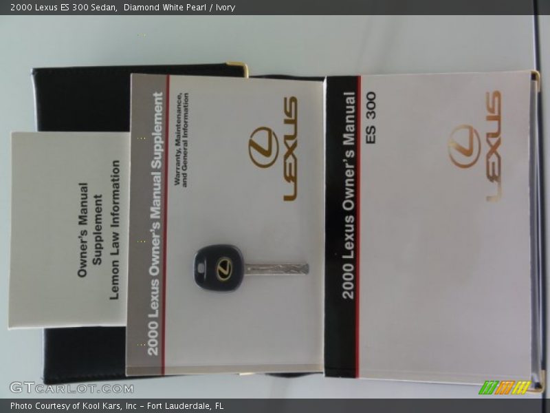 Diamond White Pearl / Ivory 2000 Lexus ES 300 Sedan