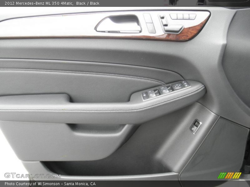 Black / Black 2012 Mercedes-Benz ML 350 4Matic