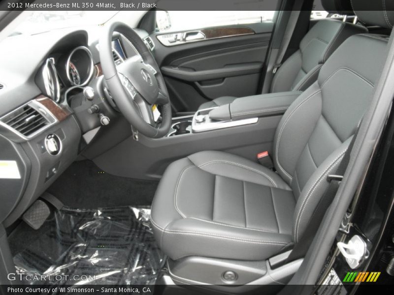 Black / Black 2012 Mercedes-Benz ML 350 4Matic