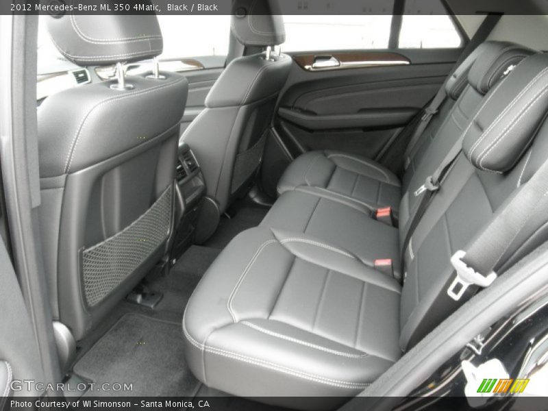 Black / Black 2012 Mercedes-Benz ML 350 4Matic