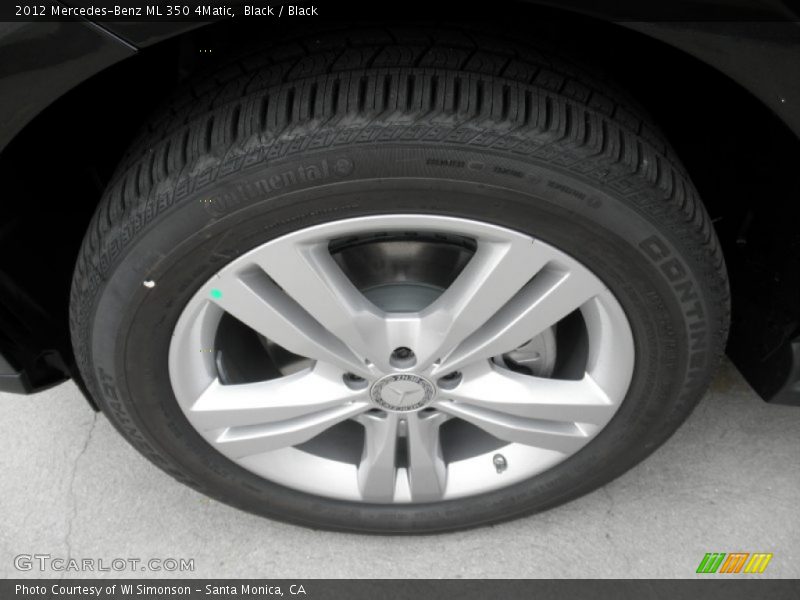 Black / Black 2012 Mercedes-Benz ML 350 4Matic