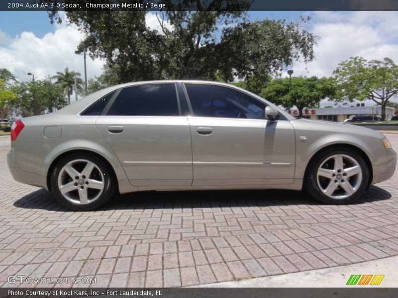  2004 A4 3.0 Sedan Champagne Metallic
