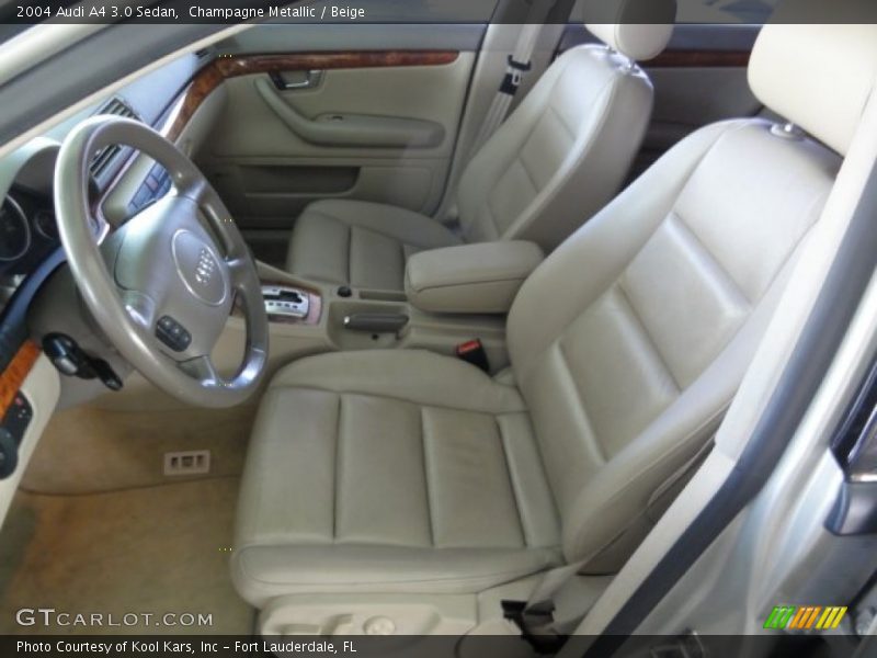  2004 A4 3.0 Sedan Beige Interior
