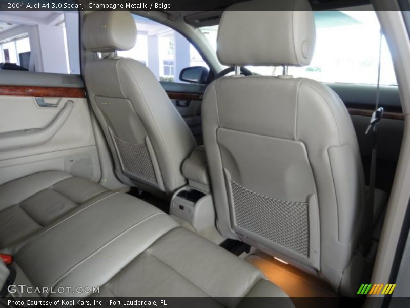Champagne Metallic / Beige 2004 Audi A4 3.0 Sedan