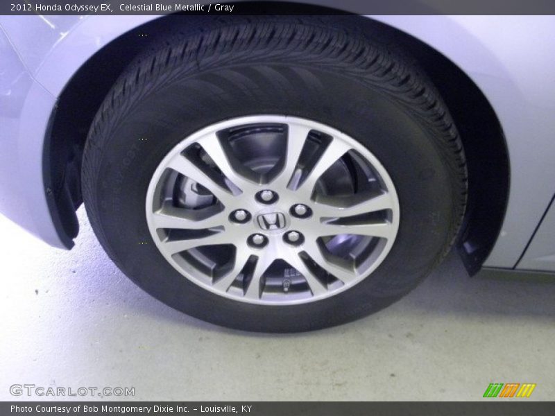 Celestial Blue Metallic / Gray 2012 Honda Odyssey EX