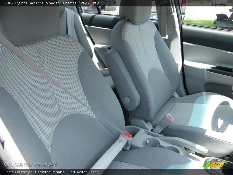 Charcoal Gray / Gray 2007 Hyundai Accent GLS Sedan
