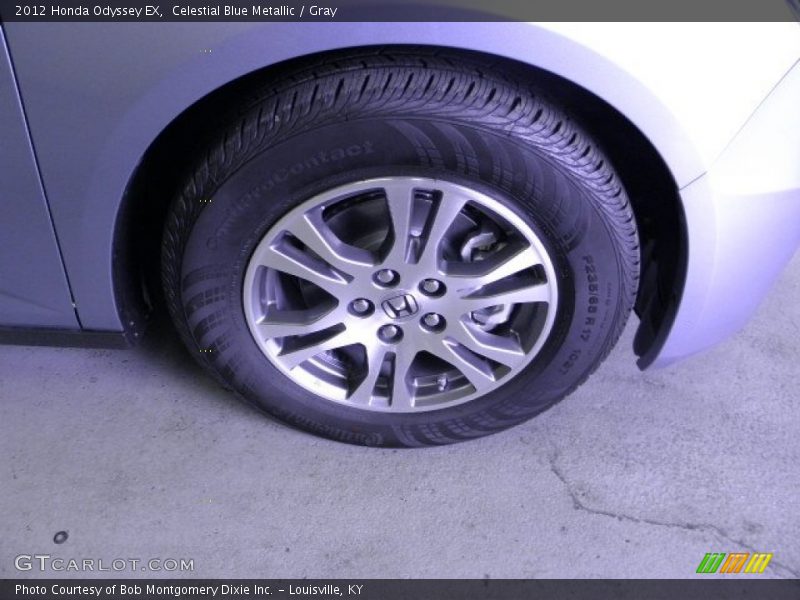 Celestial Blue Metallic / Gray 2012 Honda Odyssey EX