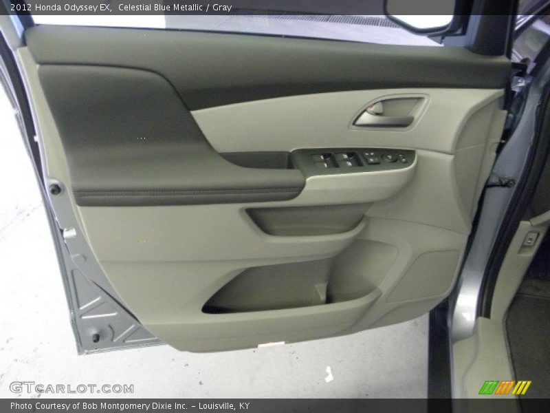 Celestial Blue Metallic / Gray 2012 Honda Odyssey EX