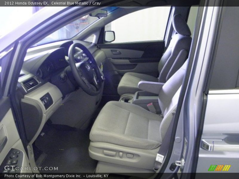 Celestial Blue Metallic / Gray 2012 Honda Odyssey EX