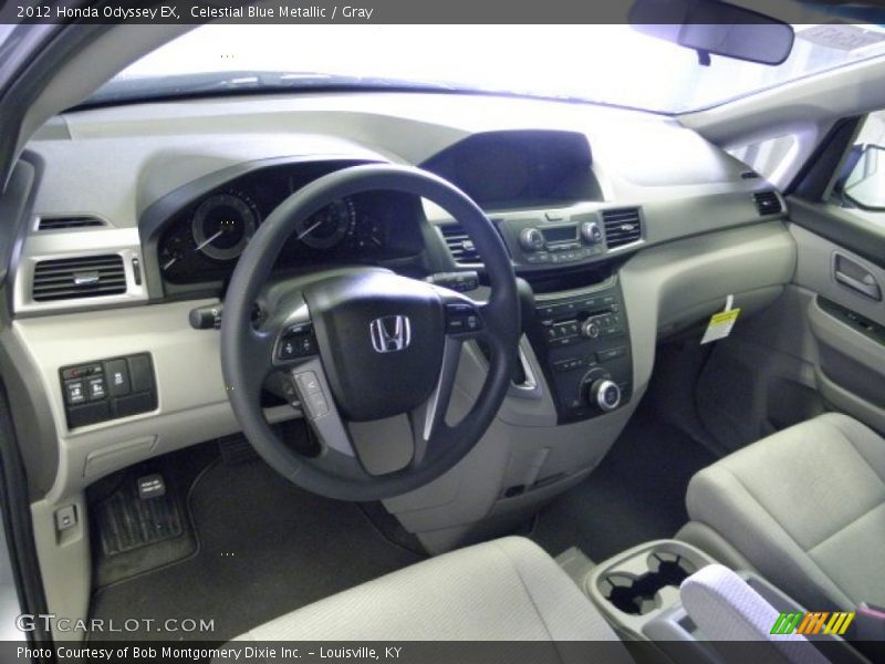 Celestial Blue Metallic / Gray 2012 Honda Odyssey EX