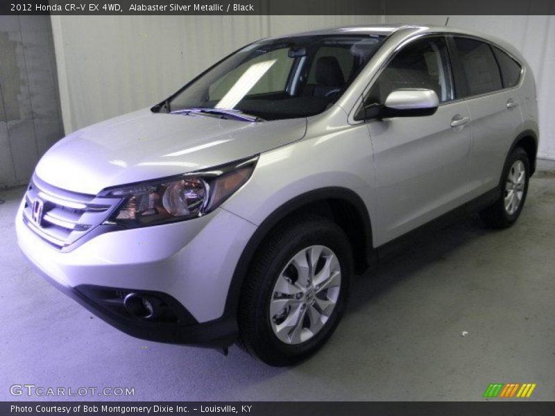 Alabaster Silver Metallic / Black 2012 Honda CR-V EX 4WD