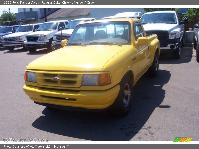 Chrome Yellow / Gray 1996 Ford Ranger Splash Regular Cab