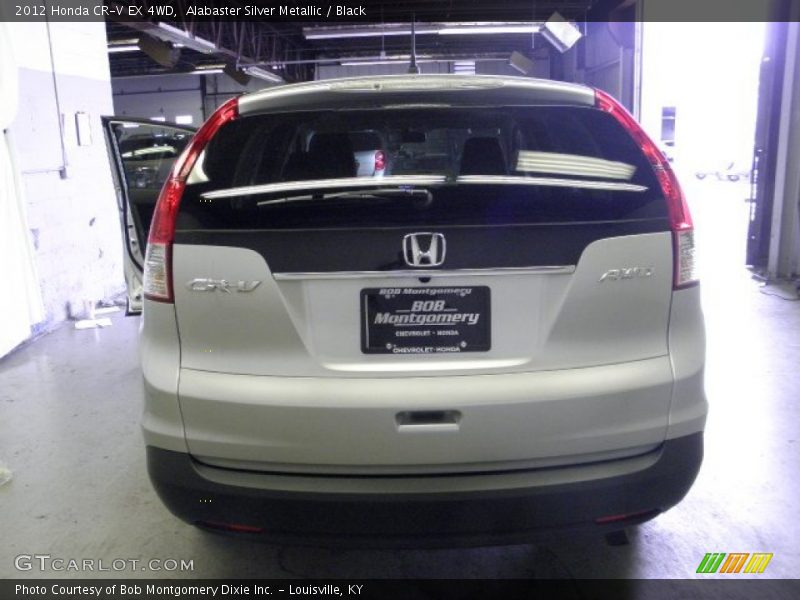 Alabaster Silver Metallic / Black 2012 Honda CR-V EX 4WD