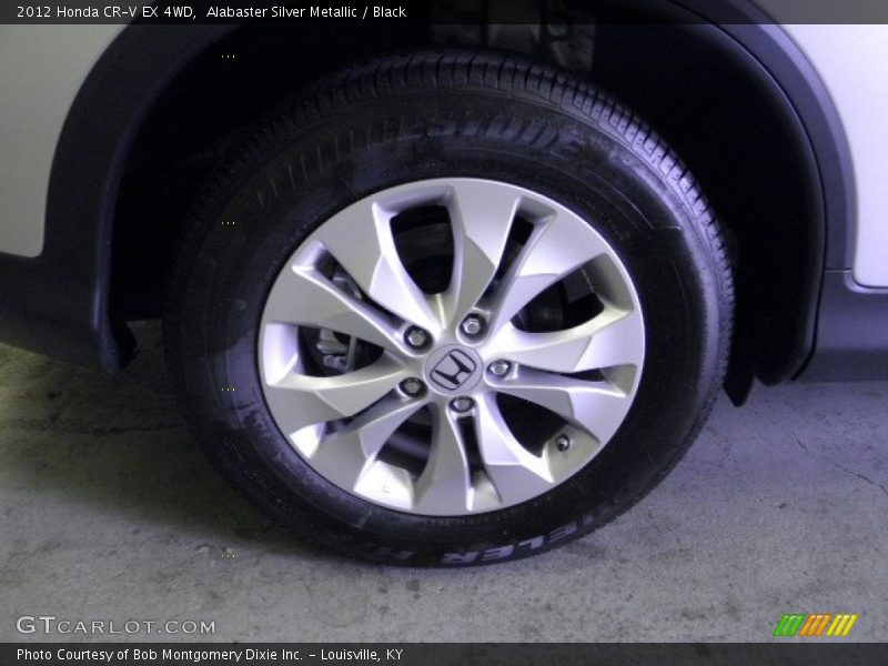 Alabaster Silver Metallic / Black 2012 Honda CR-V EX 4WD