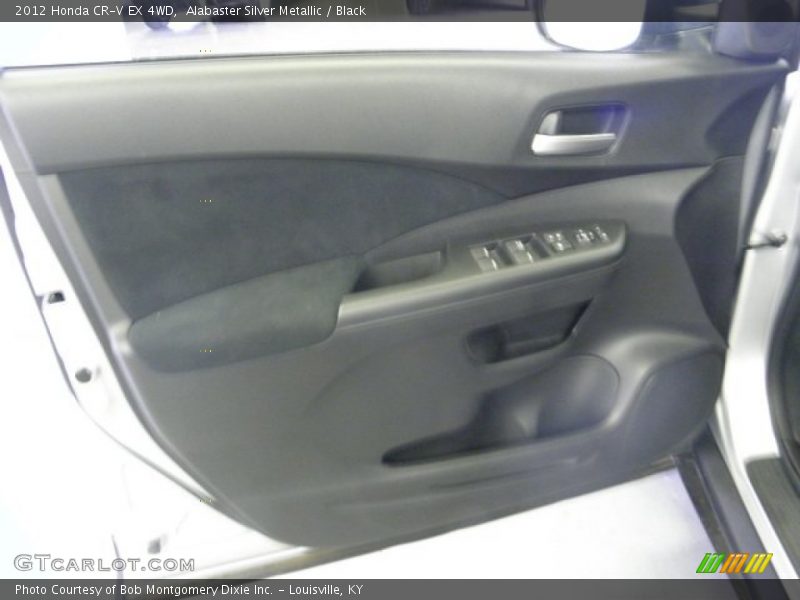 Alabaster Silver Metallic / Black 2012 Honda CR-V EX 4WD