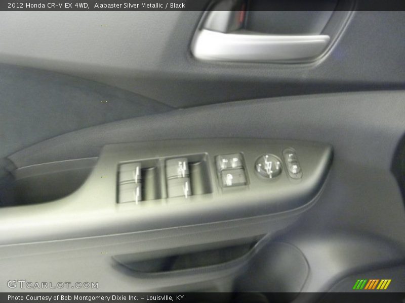 Alabaster Silver Metallic / Black 2012 Honda CR-V EX 4WD