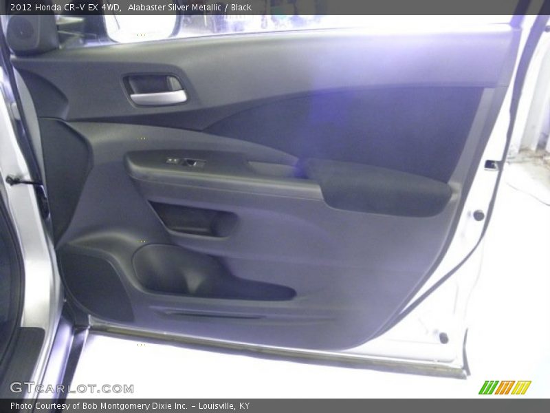 Alabaster Silver Metallic / Black 2012 Honda CR-V EX 4WD