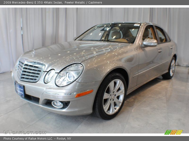 Pewter Metallic / Cashmere 2009 Mercedes-Benz E 350 4Matic Sedan