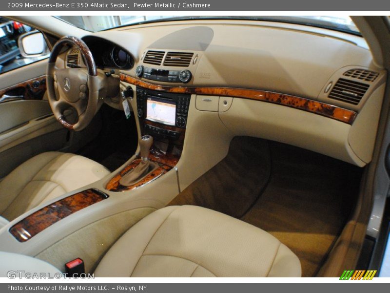 Pewter Metallic / Cashmere 2009 Mercedes-Benz E 350 4Matic Sedan