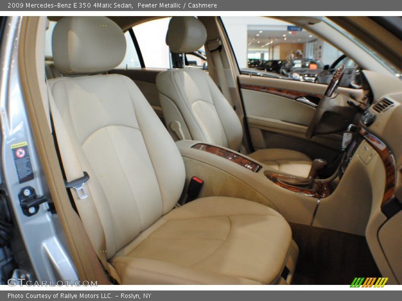 Pewter Metallic / Cashmere 2009 Mercedes-Benz E 350 4Matic Sedan