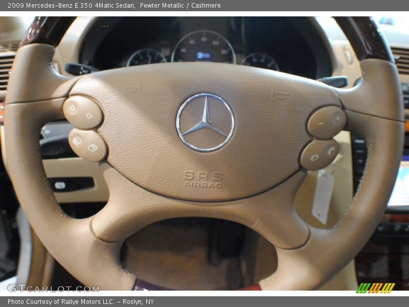 Pewter Metallic / Cashmere 2009 Mercedes-Benz E 350 4Matic Sedan