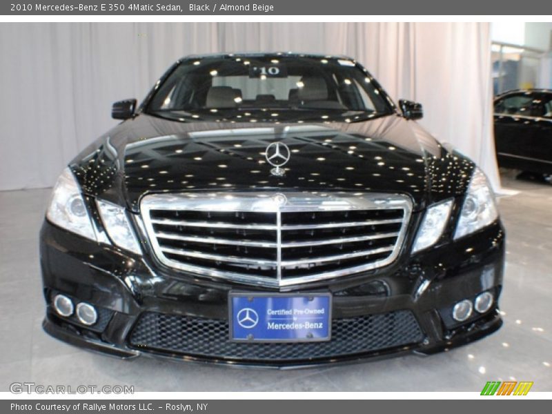 Black / Almond Beige 2010 Mercedes-Benz E 350 4Matic Sedan