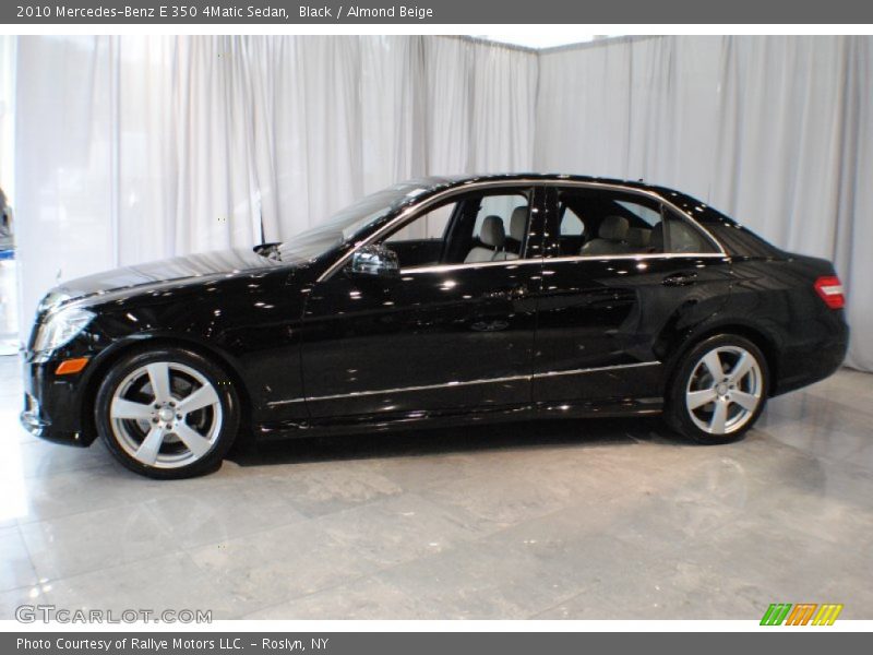 Black / Almond Beige 2010 Mercedes-Benz E 350 4Matic Sedan