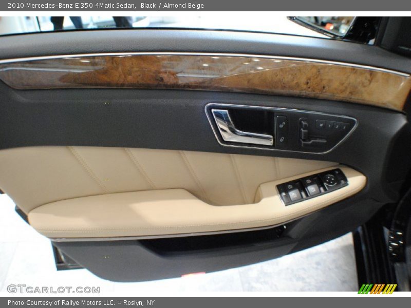 Black / Almond Beige 2010 Mercedes-Benz E 350 4Matic Sedan
