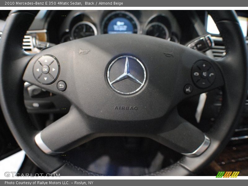 Black / Almond Beige 2010 Mercedes-Benz E 350 4Matic Sedan