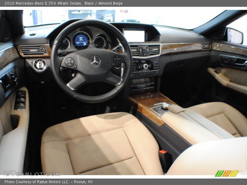 Black / Almond Beige 2010 Mercedes-Benz E 350 4Matic Sedan