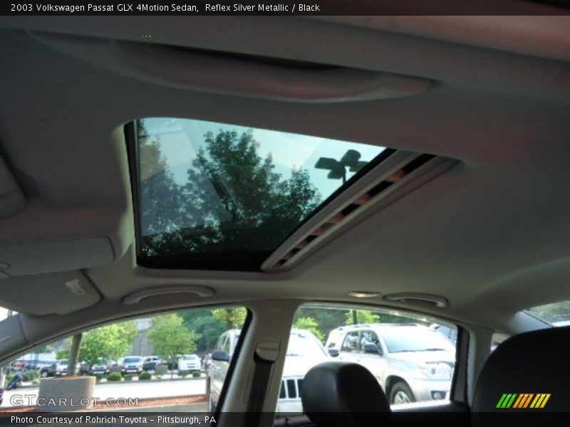 Reflex Silver Metallic / Black 2003 Volkswagen Passat GLX 4Motion Sedan