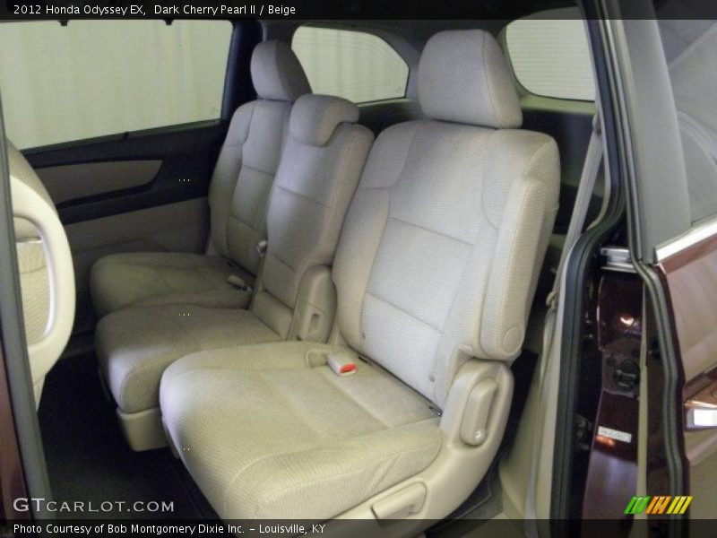 Dark Cherry Pearl II / Beige 2012 Honda Odyssey EX