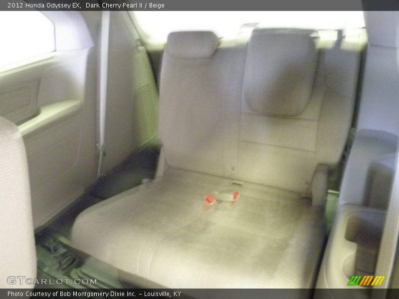 Dark Cherry Pearl II / Beige 2012 Honda Odyssey EX