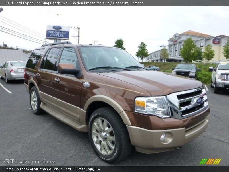 Golden Bronze Metallic / Chaparral Leather 2011 Ford Expedition King Ranch 4x4