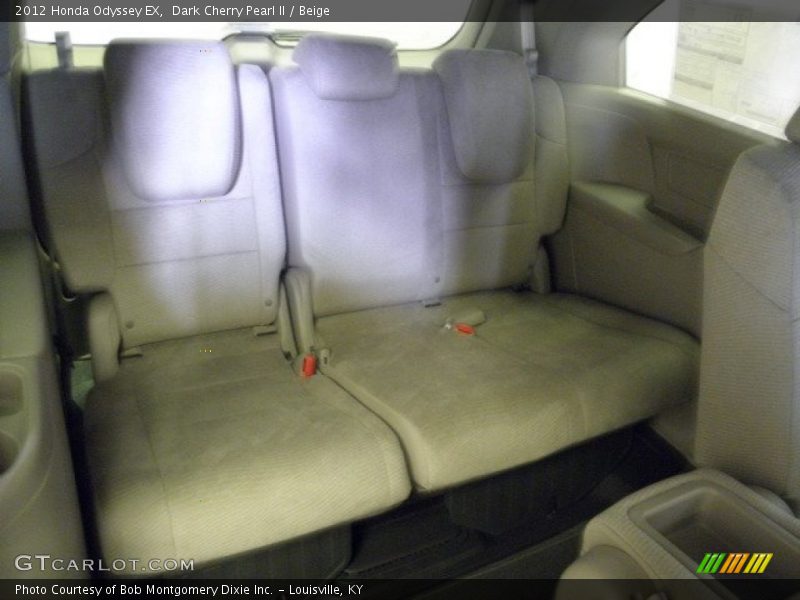 Dark Cherry Pearl II / Beige 2012 Honda Odyssey EX