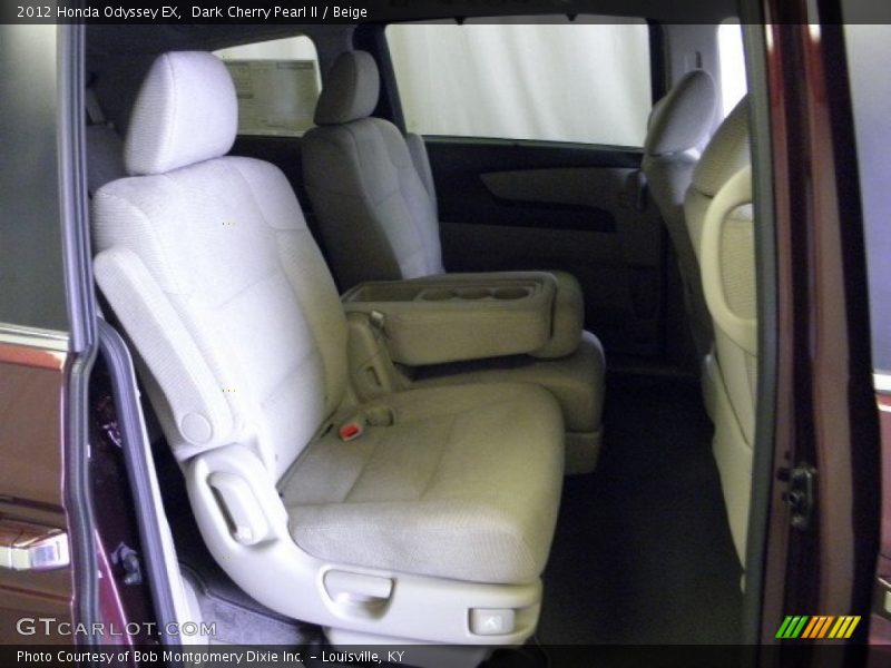 Dark Cherry Pearl II / Beige 2012 Honda Odyssey EX