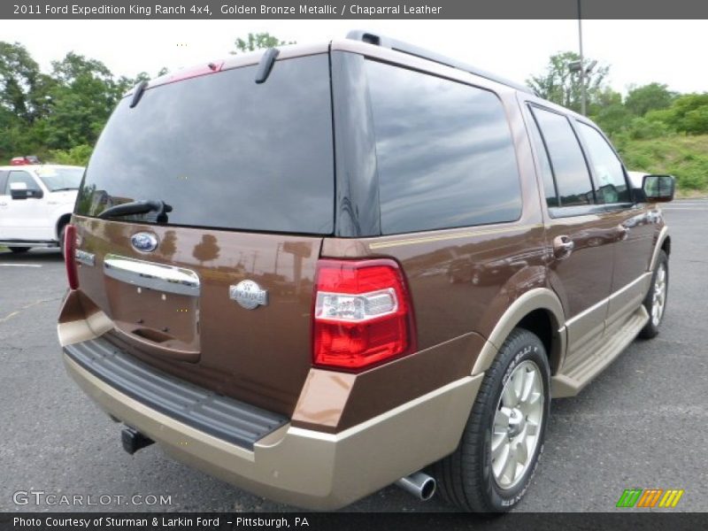 Golden Bronze Metallic / Chaparral Leather 2011 Ford Expedition King Ranch 4x4