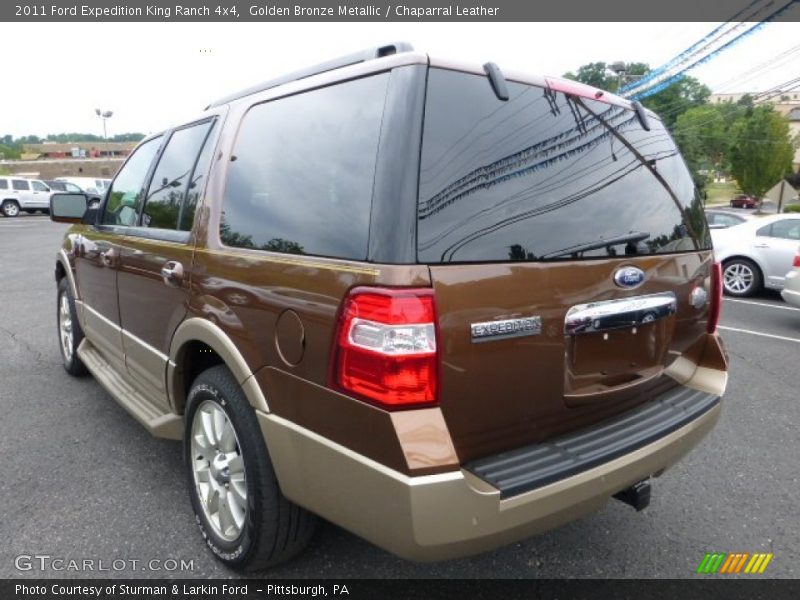 Golden Bronze Metallic / Chaparral Leather 2011 Ford Expedition King Ranch 4x4