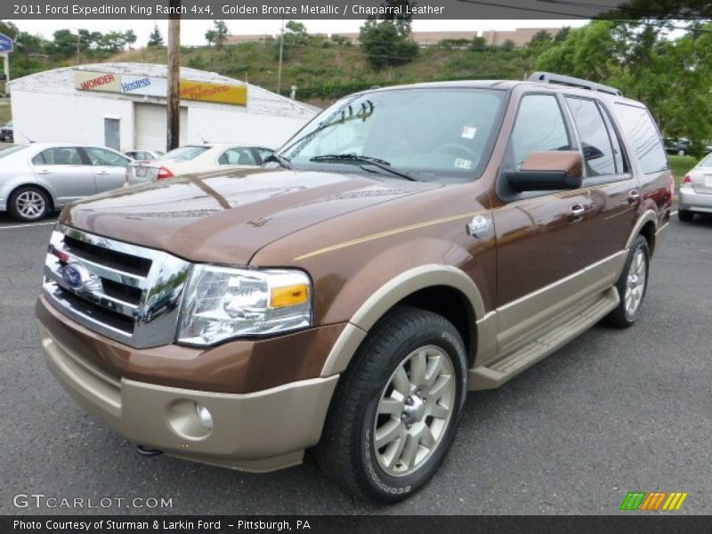 Golden Bronze Metallic / Chaparral Leather 2011 Ford Expedition King Ranch 4x4