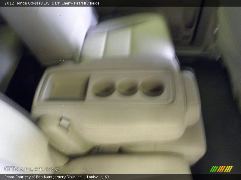 Dark Cherry Pearl II / Beige 2012 Honda Odyssey EX