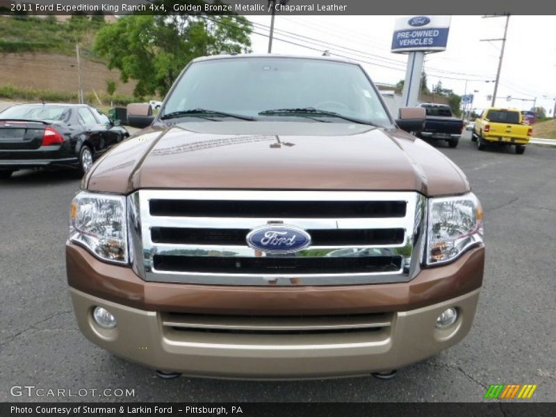Golden Bronze Metallic / Chaparral Leather 2011 Ford Expedition King Ranch 4x4