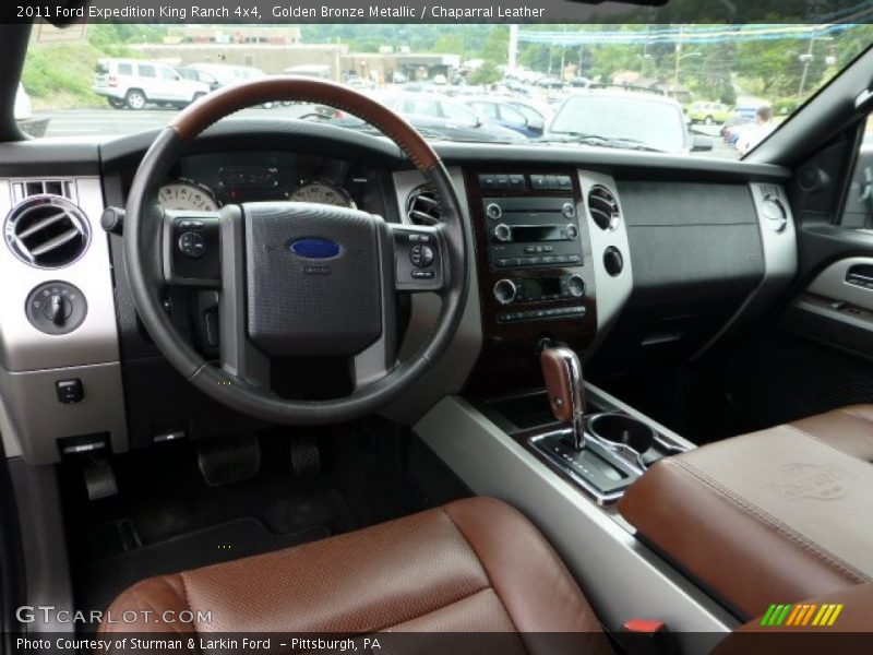 Golden Bronze Metallic / Chaparral Leather 2011 Ford Expedition King Ranch 4x4