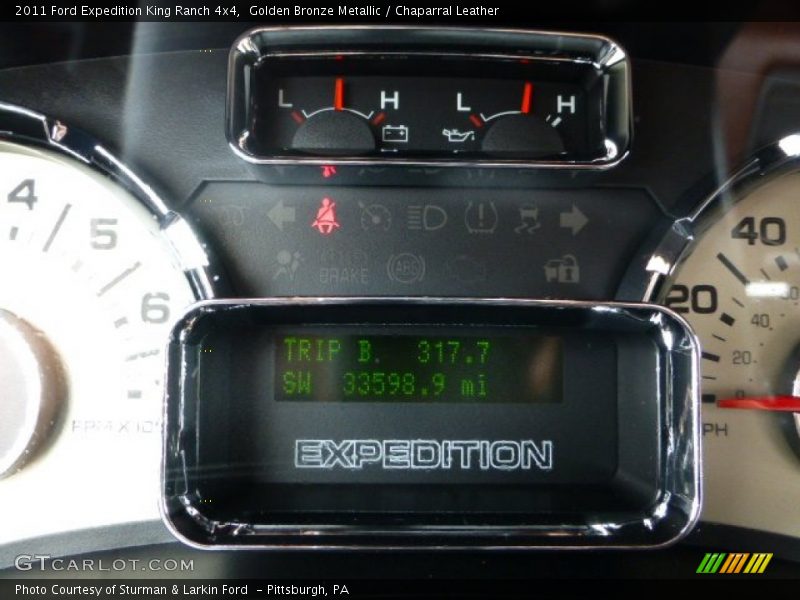 Golden Bronze Metallic / Chaparral Leather 2011 Ford Expedition King Ranch 4x4