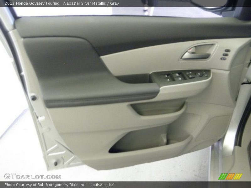 Alabaster Silver Metallic / Gray 2012 Honda Odyssey Touring