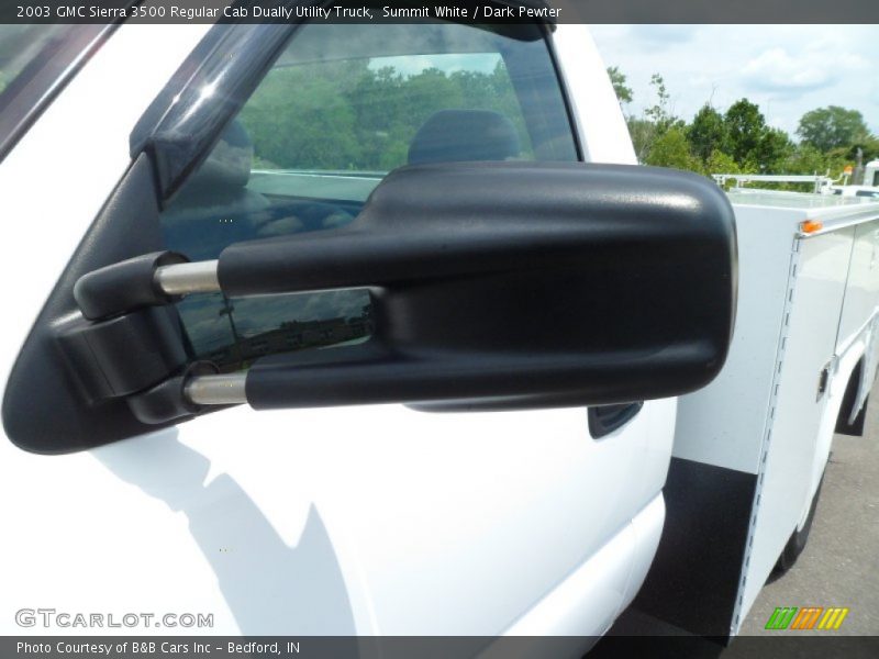 Summit White / Dark Pewter 2003 GMC Sierra 3500 Regular Cab Dually Utility Truck