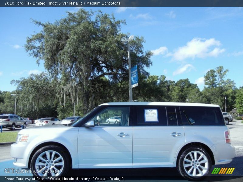 Ingot Silver Metallic / Medium Light Stone 2010 Ford Flex Limited