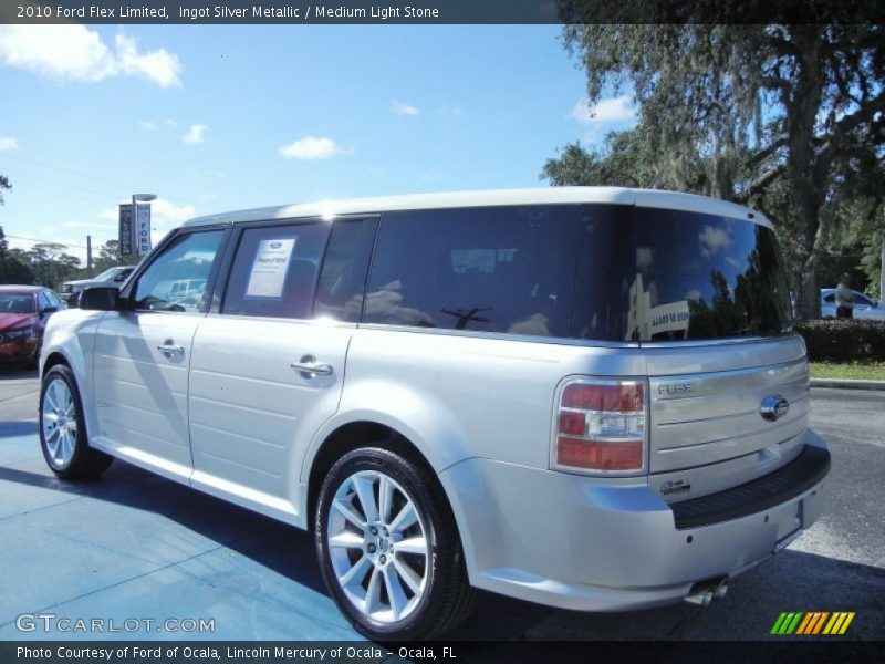 Ingot Silver Metallic / Medium Light Stone 2010 Ford Flex Limited