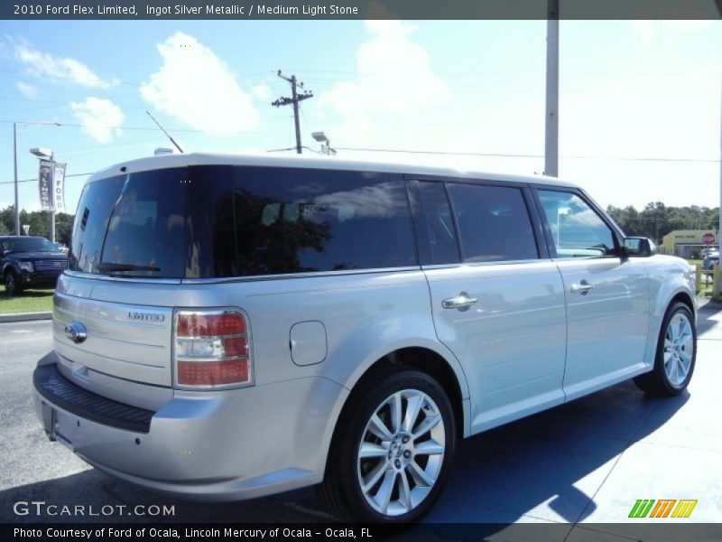 Ingot Silver Metallic / Medium Light Stone 2010 Ford Flex Limited