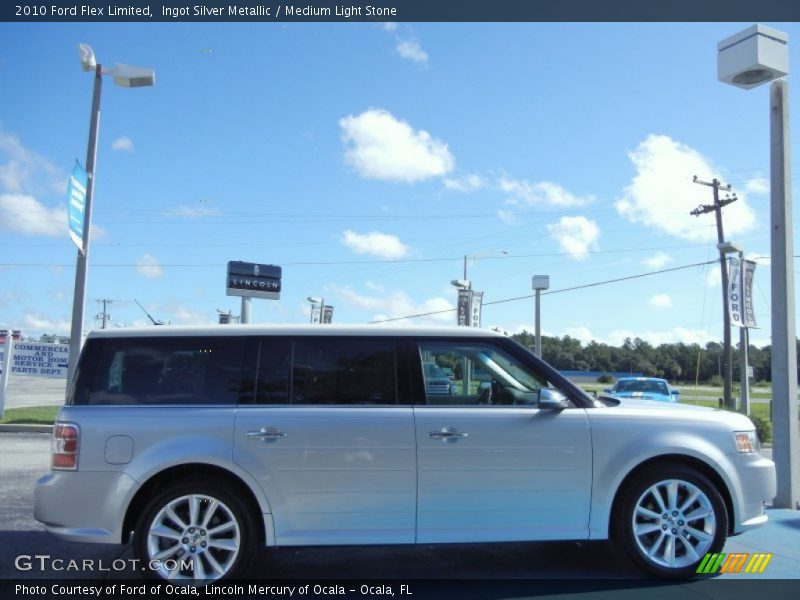 Ingot Silver Metallic / Medium Light Stone 2010 Ford Flex Limited