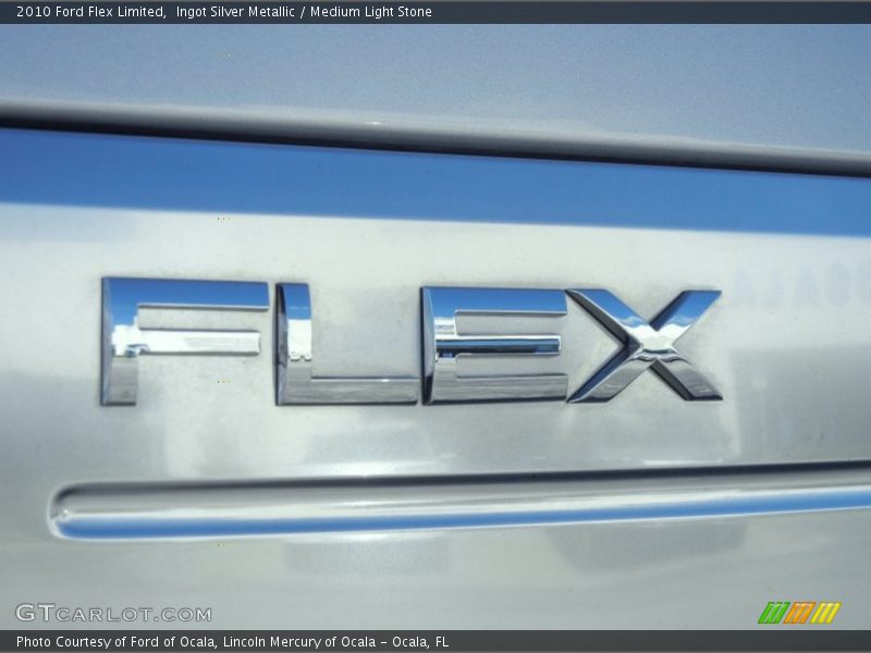 Ingot Silver Metallic / Medium Light Stone 2010 Ford Flex Limited